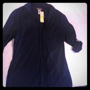 NWT Tommy Bahama Hi-Low BF shirt with Pocket M